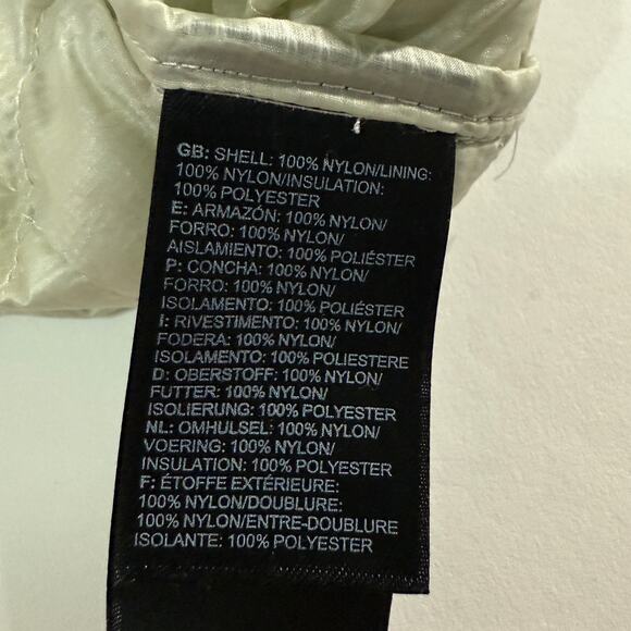 The North Face L Womens Thermoball Full Zip Jacket Packable Champagne Color - Picture 6 of 11